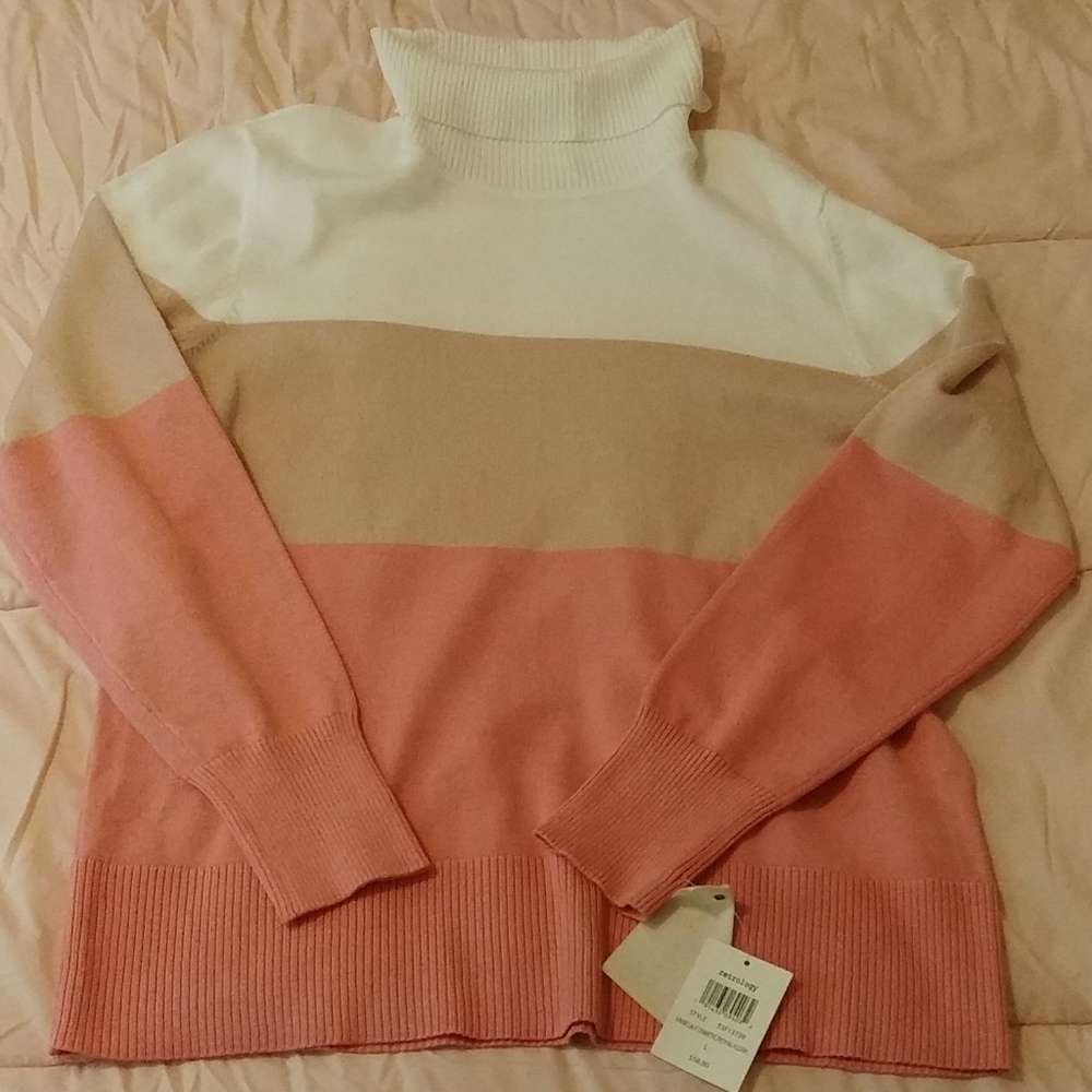 NWT Striped Turtle neck